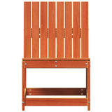 Garden Chair Wax Brown 50.5x55x77 cm Solid Wood Pine 844660