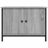 TV Cabinet with Doors Grey Sonoma 60x35x45 cm Engineered Wood 826298