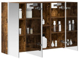 Bathroom Mirror Cabinet Smoked Oak 73.5 x 15.5 x 70 cm 889259