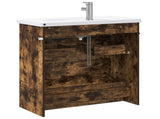Bathroom Furniture Set Smoked Oak 81 x 40 x 84.5 cm 3404270