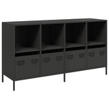 Sideboard Black 135x39x73.5 cm Cold-rolled Steel 3307161