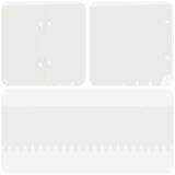 Lawn Edging 10 pcs 103 x 15 cm Steel White 8008451