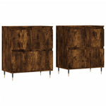 Sideboards 2 pcs Smoked Oak Engineered Wood 3190170