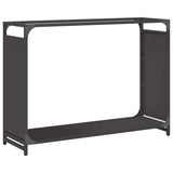 Firewood Rack Black 90x28x65 cm Cold-rolled steel 864203