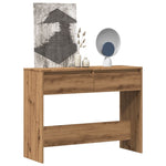 ZNTS Console Table Artisan Oak 100x35x76.5 cm Engineered Wood 856785