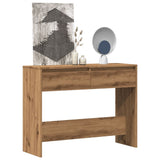 ZNTS Console Table Artisan Oak 100x35x76.5 cm Engineered Wood 856785