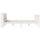 Bed Frame with Headboard without Mattress White 140x200 cm 3306711