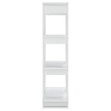 Book Cabinet/Room Divider White 80x30x123.5 cm 811574