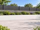 Retaining Wall 4 pcs 60 x 12 x 30 cm Steel White 3449073