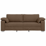 Sofa Brown 219 x 77 x 82 cm Fabric 4105241