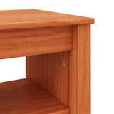 Shoe Bench with Shelf with Storage Wax Brown 160 x 36.5 x 50 cm 869979
