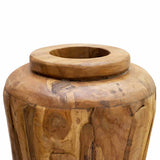 Decoration Vase 40x80 cm Solid Teak Wood 285210