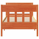Bed Frame without Mattress Wax Brown 75x190 cm Small Single Solid Wood Pine 3306290