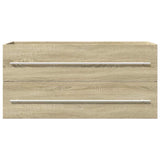 Sink Cabinet Sonoma Oak 100x38.5x48 cm Engineered Wood 856232