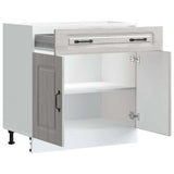 Kitchen Base Cabinet Kalmar Grey Sonoma Engineered Wood 853503