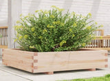Garden Planter 80x80x26.5 cm Solid Wood Pine 847308