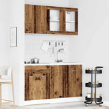 4 Piece Kitchen Cabinet Set Lyon Old Wood Engineered Wood 3328573