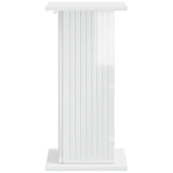 Plant Stand High Gloss White 30.5 x 30 x 60.5 cm 899788