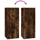 4 Piece TV Cabinet Set Smoked Oak Engineered Wood 3188851