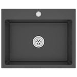 Handmade Kitchen Sink Black Stainless Steel 51513