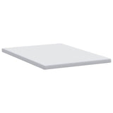Mattress Topper White 160 x 200 x 7 cm Jaquard Fabric 4106239
