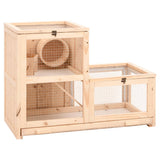 Hamster Cage 81x40x60 cm Solid Wood Fir 172384