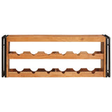 Wine Rack Brown 120 x 45 x 33 cm Solid Acacia Wood 4104764