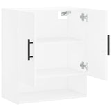 Wall Cabinet White 60x31x70 cm Engineered Wood 829932