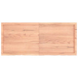 Table Top Light Brown 140x60x cm Treated Solid Wood Oak 3156382