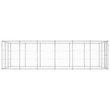 Outdoor Dog Kennel Galvanised Steel 21.78 m 3082328