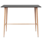 7 Piece Bar Set Black 3057479