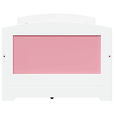 Day Bed with 5 Drawers without Mattress IRUN White&Pink 90x200 cm 3314683