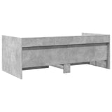 Bed Frame with Storage Concrete Grey 80 x 200 cm 3429642