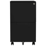 Mobile File Cabinet Black 39x45x67 cm Steel 335976