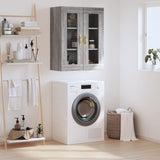 Wall Mounted Cabinet Grey Sonoma 69.5x34x90 cm 828466