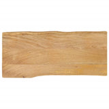 Table Top 100x40x3.8 cm Live Edge Solid Wood Mango 370732