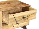 Bedside Cabinet 40x30x50 cm Solid Mango Wood 285875