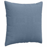 Sofa Pillows 2 pcs Blue 80 x 80 cm Corduroy Fabric 42014078