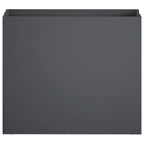 Garden Planter 2 pcs Anthracite 50 x 20 x 40 cm 8005447