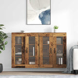 Wall Cabinets 2 pcs Old Wood 69.5 x 34 x 90 cm Engineered Wood 3402686