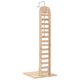 Outdoor Shower 223 cm Solid Pine Wood and Stainless Steel 886328