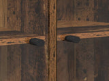 Highboard 2 pcs Old Wood 68 x 37 x 142 cm Engineered Wood 3402644