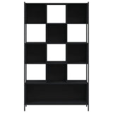 ZNTS Bookcase Black 102x28x172 cm Engineered Wood 3213657