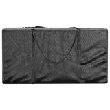 Garden Cushion Storage Bags 2 pcs Black 150x75x75 cm Polyethylene 3155397