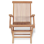 5 Piece Garden Dining Set Solid Teak Wood 44683