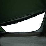 Camping Tent Tunnel 1-Person Green Waterproof 94608