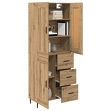 Highboard with Drawer 2 pcs Artisan Oak Engineered Wood 3416057