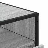 Drawer Cabinet Grey Sonoma 70x41x83.5 cm Engineered Wood 849092