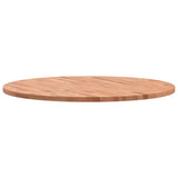 Table Top 90x2.5 cm Round Solid Wood Beech 355940