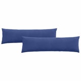 Sofa Pillows 2 pcs Police Blue 145 x 40 cm Corduroy Fabric 42013853